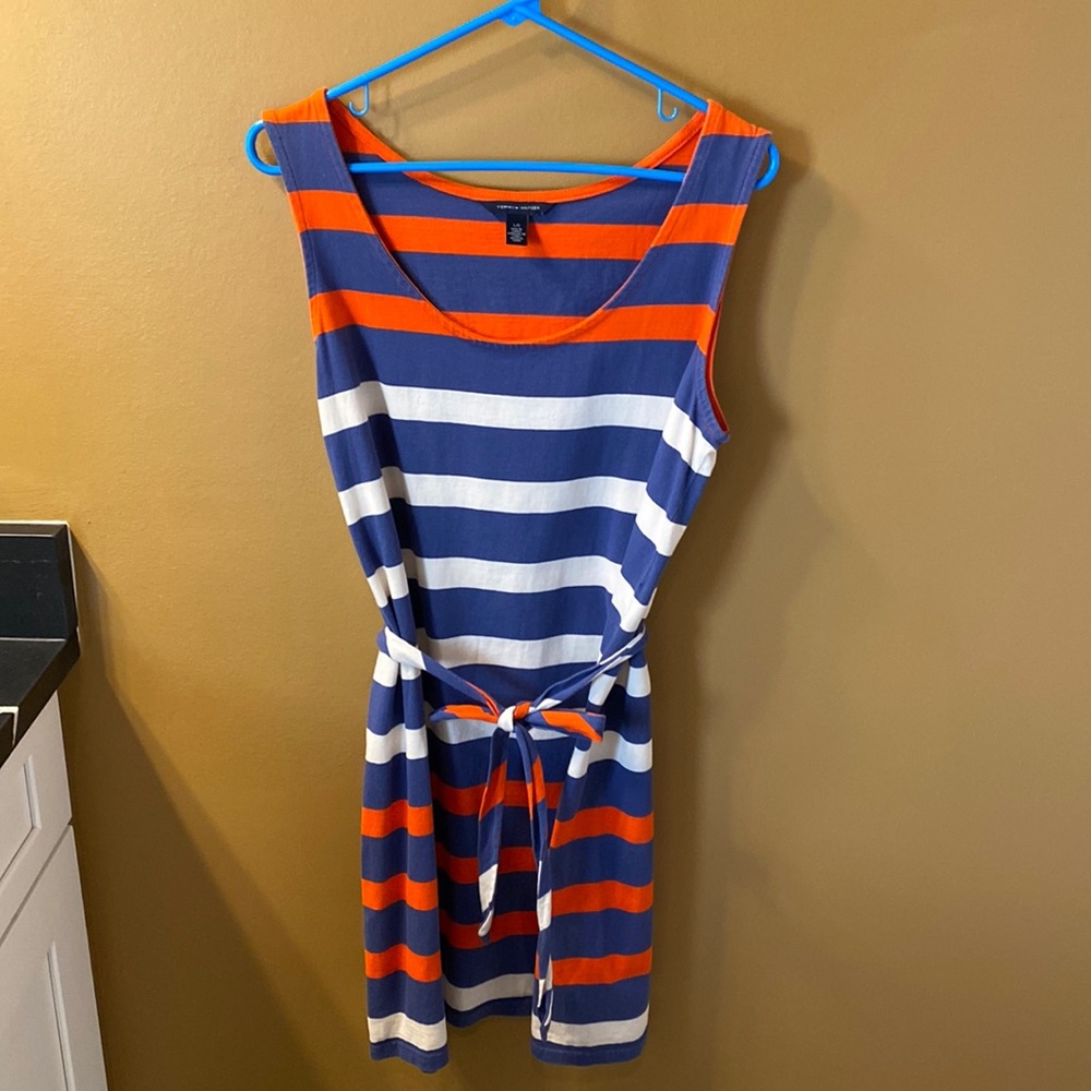 Striped Summer Dress with belt